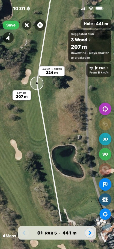 GPS course view